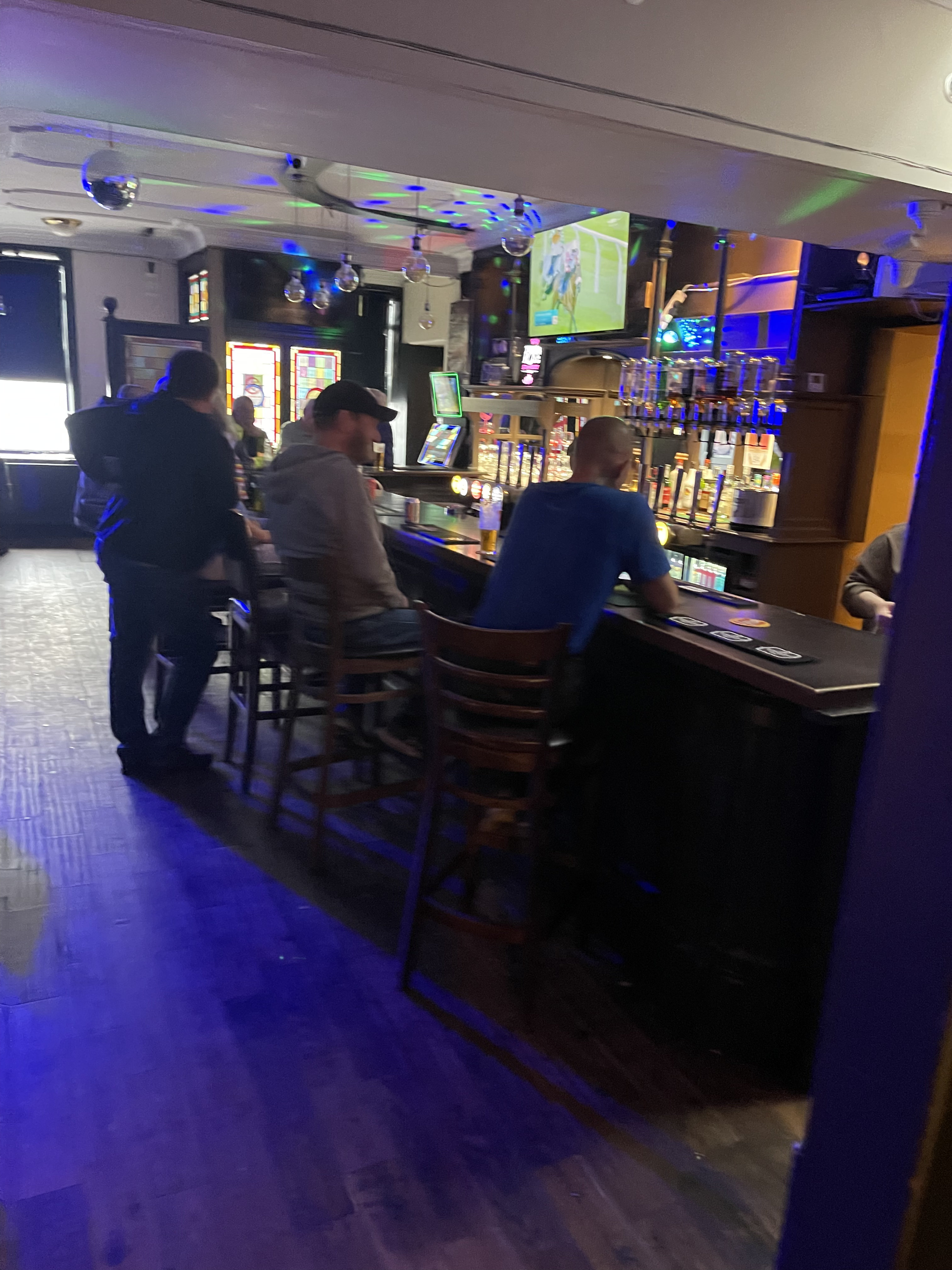 Main bar area with clientele
